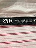 Zara Stripes Pink 3/4 Sleeve Button-Down Shirt Size S - photo 7