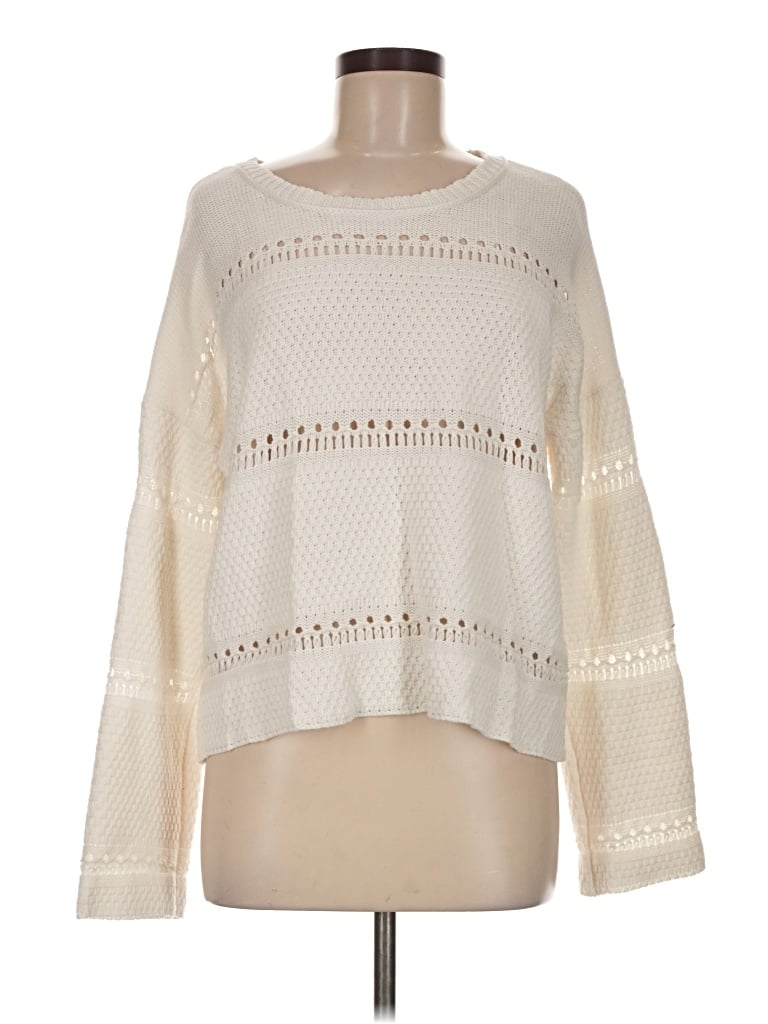 Pre-owned Lucky Brand Pullover Sweater In Ivory