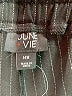 June + Vie Chevron-herringbone Black Dress Pants Size 14 - photo 4