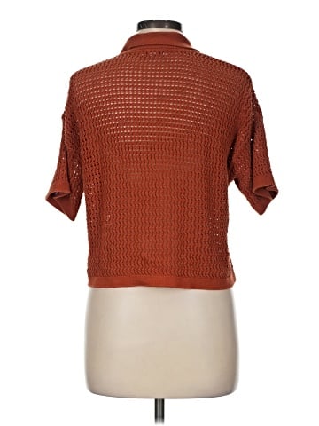 Madewell Crochet Button-Down Sweater Tee (view 2)