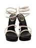 Rene Caovilla 100% Leather Gold Sandals Size EU 38 - photo 2