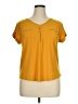 Assorted Brands Yellow Short Sleeve Top Size 1X Petite - photo 1