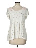 Torrid White Short Sleeve Blouse Size Lg Plus (0) - photo 2
