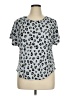 Bali Animal Print Silver Short Sleeve T-Shirt Size XL - photo 1