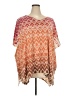 Catherines 100% Polyester Orange Kimono Size 4X - photo 1