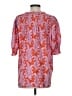 Rose + Olive 100% Polyester Orange Short Sleeve Blouse Size S - photo 2