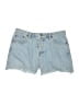 Topshop Blue Denim Shorts Size 12 - photo 1