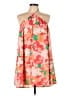 Shein 100% Polyester Tropical Orange Casual Dress Size 12 - photo 1