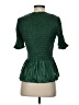 Zara Green 3/4 Sleeve Top Size S - photo 2