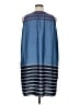 Ann Taylor LOFT 100% Polyester Stripes Blue Casual Dress Size XL - photo 2