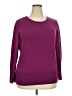 JM Collection Purple Pullover Sweater Size 2X - photo 1
