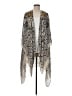 Free People 100% Rayon Gray Pink Kimono One size - photo 1