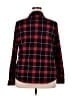 Timing Plaid Red Long Sleeve Blouse Size 2X - photo 2