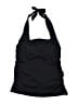 Lands' End Solid Black Swimsuit Top Size 8 (petite) - photo 1