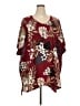 Catherines 100% Polyester Burgundy Kimono Size 4X - photo 1