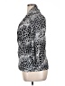 Chaus Animal Print Silver 3/4 Sleeve Blouse Size XL - photo 5