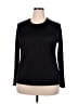 Be Inspired 100% Polyester Black Long Sleeve T-Shirt Size XXL - photo 1