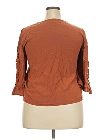 Rusttydustty 3/4 Sleeve Top (view 2)