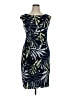 DressBarn Tropical Blue Cocktail Dress Size 14 - photo 1