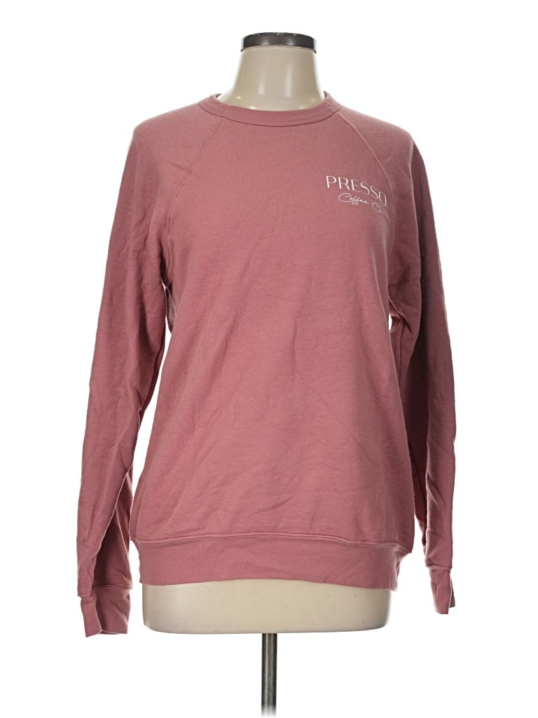 Pre-owned Bella+canvas Sweatshirt In Pink