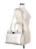 MICHAEL Michael Kors 100% Leather Chevron-herringbone Gray White Leather Satchel One size - photo 2