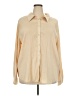 Alice Blue 100% Polyester Solid Ivory Long Sleeve Blouse Size 3X - photo 1