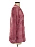 Soft Surroundings Burgundy Long Sleeve Blouse Size S - photo 4