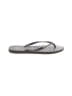 Havaianas Black Gray Flip Flops Size 7/8 - photo 1