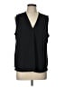 Vince Camuto 100% Polyester Black Sleeveless Blouse Size L - photo 1