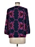 Collective Concepts 100% Polyester Purple 3/4 Sleeve Blouse Size M - photo 2