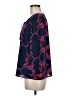 Collective Concepts 100% Polyester Purple 3/4 Sleeve Blouse Size M - photo 5