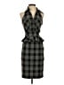 Bebe Plaid Gray Cocktail Dress Size 0 - photo 1