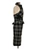 Bebe Plaid Gray Cocktail Dress Size 0 - photo 4