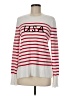 Marled by Reunited Stripes White Pullover Sweater Size M - photo 1