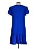 DKNY Solid Blue Casual Dress Size 10 - photo 2