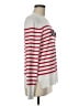 Marled by Reunited Stripes White Pullover Sweater Size M - photo 4