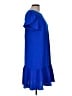 DKNY Solid Blue Casual Dress Size 10 - photo 4