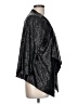 Black Saks Fifth Avenue 100% Polyester Black Cardigan Size L - photo 4