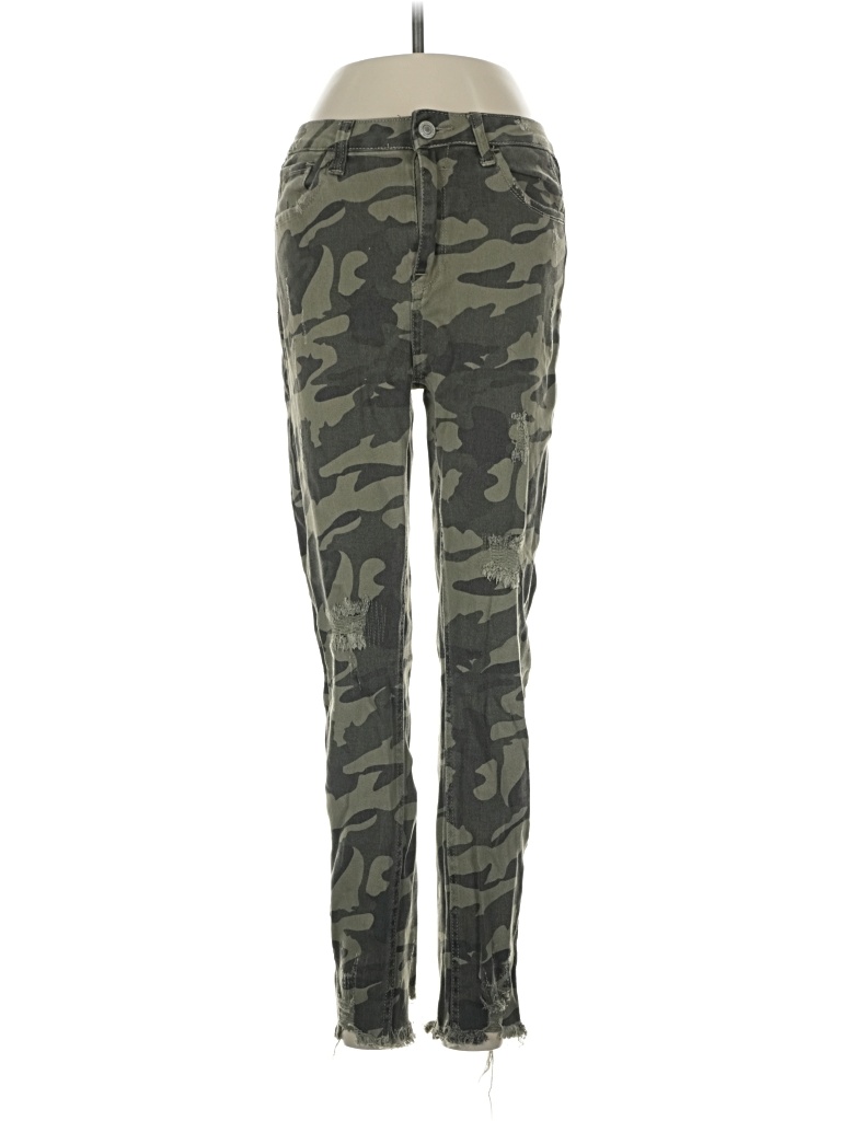 Pre-owned Papaya Jeggings In Green