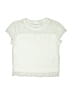 Art Class Ivory Short Sleeve Top Size 8 - photo 1
