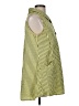 Assorted Brands Stripes Yellow Sleeveless Button-Down Shirt Size M - photo 4
