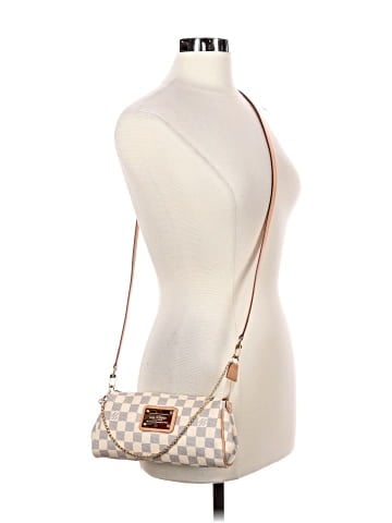 Louis Vuitton Damier Azur Canvas Eva Clutch Bag (view 2)