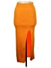 Cider Color Block Orange Casual Skirt Size M - photo 1