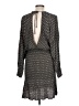 Final Touch 100% Rayon Chevron-herringbone Gray Casual Dress Size L - photo 2