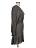 Final Touch 100% Rayon Chevron-herringbone Gray Casual Dress Size L - photo 4