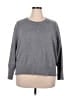 Cable & Gauge Solid Gray Pullover Sweater Size 2X - photo 1