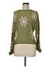 Ekouaer Floral Green Pullover Sweater Size M - photo 1