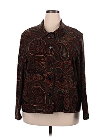 Leslie Fay Long Sleeve Blouse (view 1)