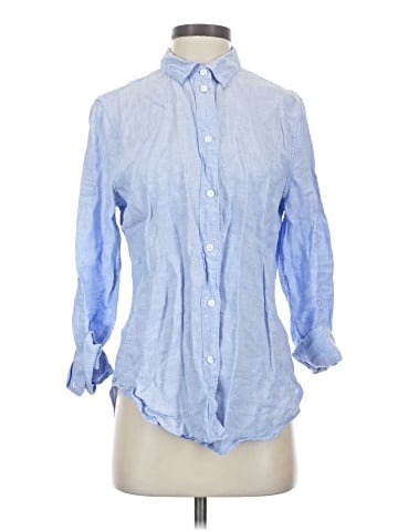 J.Crew 3/4 Sleeve Button-Down Shirt (view 1)