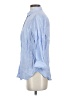 J.Crew 100% Linen Blue 3/4 Sleeve Button-Down Shirt Size 4S - photo 5
